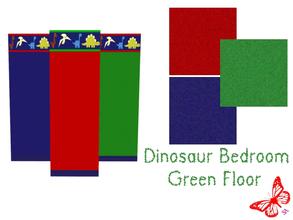 Sims 2 — Dinosaur Bedroom - Green Carpet by sinful_aussie — Dinosaur bedroom/nursery for boys. 