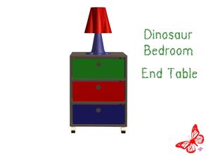 Sims 2 — Dinosaur Bedroom - End Table by sinful_aussie — Dinosaur bedroom/nursery for boys. Recolor of NoFrills \'little