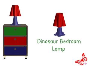 Sims 2 — Dinosaur Bedroom - Lamp by sinful_aussie — Dinosaur bedroom/nursery for boys. Recolor of NoFrills \'little