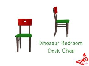 Sims 2 — Dinosaur Bedroom - Desk Chair by sinful_aussie — Dinosaur bedroom/nursery for boys. Recolor of NoFrills \'little