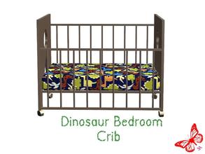Sims 2 — Dinosaur Bedroom - Crib by sinful_aussie — Dinosaur bedroom/nursery for boys. Recolor of NoFrills \'little