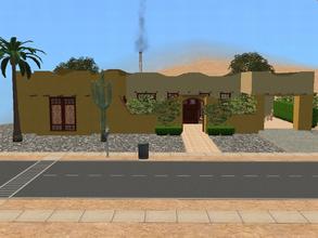Sims 2 — Desert Home Sweet Home by millyana — Here is another home for your desert neighborhood. Although small, this