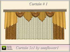 Sims 3 — curtain 002 AF by annflower1 — curtain 002 AF by annflower1