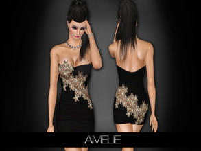 Sims 3 — Amelie Dress  by saliwa — Daily and Formal Dress for your sims.