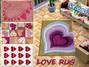 Sims 3 — Love Rug by saratella — These rugs were created for a friend named Gerald and shared to all my friends on tsr