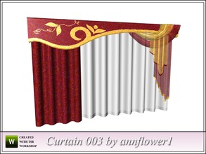 Sims 3 — curtain 003 AF by annflower1 — curtain 003 AF by annflower1