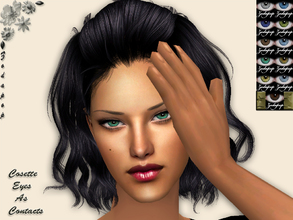 Sims 2 — Cosette Eyes as Contacts (Requested) by zodapop — Cosette eyes as contacts. Can be found under costume makeup.