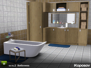 Sims 3 — Koposov Set No.2 Bathroom by koposov — I have little free time and did a long time on this set. I wish you a