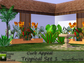 Sims 3 — Curb Appeal Topical Set 1 by fantasticSims — Curb Appeal...the visual attractiveness of a house as seen from the