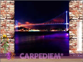 Sims 3 — Carpediem's Istanbul Strait Mural Set by carpediemSn — Istanbul is one of the most beautiful city in the world