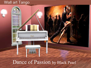 Sims 3 — Tango Wall Art by Black__Pearl — I present to you a new wall art Dance Passion - Tango! I hope you enjoy!