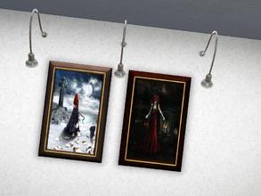 Sims 3 — Goth Painting by Tigrotta-bianca — Goth painting by Tigrotta Bianca for the sims 3, no ep or sp requested p.s.: