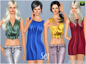Sims 3 — 228 by sims2fanbg — .:228:. Items in this Set: Dress in 3 recolors,Custom mesh,Recolorable,Launcher Thumbnail.