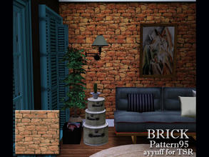 Sims 3 — Brick Pattern 95 by ayyuff — Brick Pattern 95