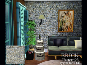 Sims 3 — Brick Pattern 96 by ayyuff — Brick Pattern 96