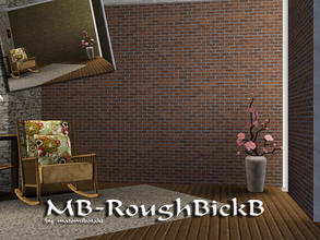 Sims 3 — MB-RoughBrickB by matomibotaki — Brick pattern with 2 recolorable areas, to find under Masonry, by matomibotaki.