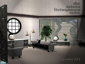 Sims 2 — Asiana Kitch Lounge by Padre — A new livingroom set with an asian-kitsch feel. Most items are base-game-friendly