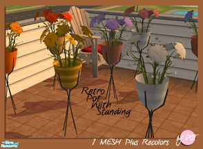 Sims 2 — Plant With Standing by DOT — Plant With Standing. 1 Mesh plus recolors. Sims 2 by DOT of The Sims Resource.