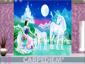 Sims 3 — Carpediem's Unicorn And Princess Set by carpediemSn — Carpediem's Unicorn And Princess Set