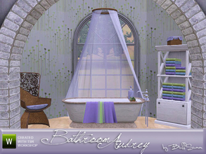 Sims 3 — Bathroom Audrey by BuffSumm — The *Audrey Series* continues with a bathroom. Old fashioned and modern mixed with