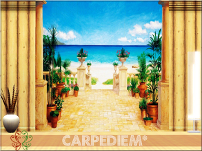 Sims 3 — Carpediem's Terrace Scene Mural Set by carpediemSn — Carpediem's Terrace Scene Mural Set