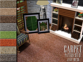 Sims 3 — Carpet Pattern Set 07 by ayyuff — Carpet patterns..