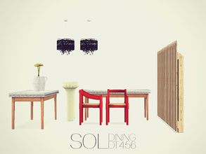 Sims 3 — Sol Dining by DT456 — Let the sun shine in to your retro-chic dining room, let your home go back to the old good