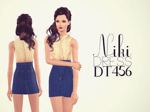 Sims 3 — Niki Dress by DT456 — Be dressed up with this casual but yet cool dress! A luxurious top and a pair of vintage