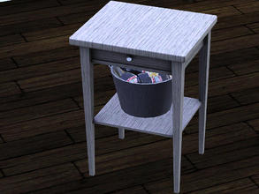 Sims 3 — Ikea Inspired Ecktorp Living One End Table One by TheNumbersWoman — Inspired by Ikea, Priced reasonbly by