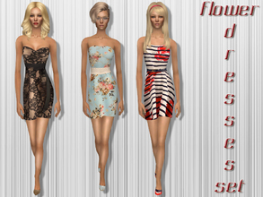 Sims 2 — Floraw dress set by icencetyy — Hope you like it!