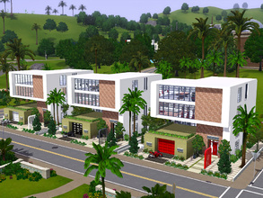 Sims 3 — Sunset Village by mrsimulator — Overlooking the entrance of Sunset Valley Bay, Sunset Village are three