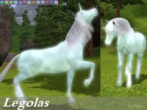 Sims 3 — Legolas by Wimmie — This is my unicorn Legolas. He is the fellow of Circe which I've already submitted. Legolas