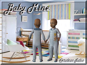 Sims 2 — Baby Mine - Blue by Cerulean Talon — Whether you have twins, or just a baby boy or girl, this adorable sleeper