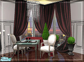 Sims 2 — Medicis DiningRoom by Alban_Alban — This diningroom has 8 new meshes! You can recolor it with your own tastes if