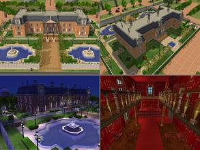 Sims 2 — Palais Jaune des Reves by juhhmi — Become the Sun King of your neighborhood and rule your kingdom from this