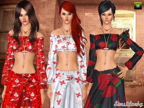 Sims 3 — Stop me by sims2fanbg — .:Stop me:. Items in this Set: Top in 3 recolors,Custom mesh,Recolorable,Launcher