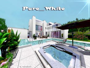 Sims 3 — Pure_White by matomibotaki — Clear design, luxury style, elegant and bright, this is Pure_White, a home for your