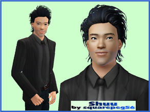 Sims 3 — Shuu by squarepeg56 — Shuu is a Japanese young adult. His name means disciplined and that's what his is!! Not