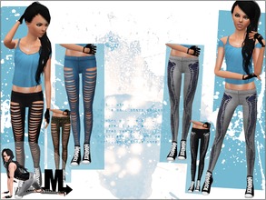 Sims 3 — Meet The Monster Teen by miraminkova — Meet The Monster Set includes 2 pairs of leggings. Look wonderful in one
