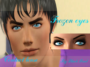 Sims 3 — Frozen contact lense by Black__Pearl — I present to you the new contact lenses. ~Frozen eyes~ Simple and cute.