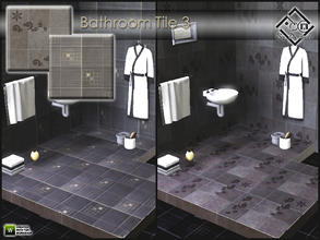 Sims 3 — Bathroom Tile 3 by Devirose — Gray tones,2 tiles in 1 file.Textures and fantasies created by me.