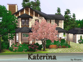 Sims 3 — Katerina by Rirann — This little cottage includes a pool and a garage.