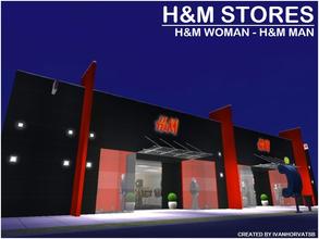 Sims 2 — H&M STORES by ivanhorvatsb — H&M STORES (H&M WOMAN - H&M MAN); complete shops furnishing and