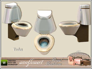 Sims 3 — Royal Bathroom Toilet 001 AF by annflower1 — Royal Bathroom Toilet 001 AF by annflower1
