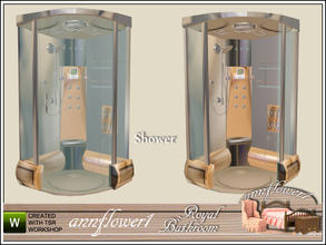 Sims 3 — Royal Bathroom Shower 001 AF by annflower1 — Royal Bathroom Shower 001 AF by annflower1