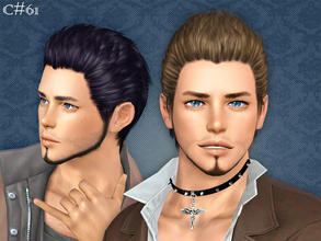 Sims 3 — Flames Hairstyle - Adult by Cazy — Flames hairstyle for males, teen through elder All LODs included.