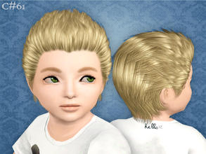 Sims 3 — Flames Hairstyle - Toddler by Cazy — Flames hairstyle for males, toddler All LODs included.