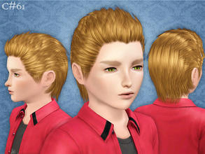 Sims 3 — Flames Hairstyle - Child by Cazy — Flames hairstyle for males, child All LODs included.