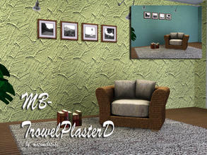 Sims 3 — MB-TrowelPlasterD by matomibotaki — New strucco pattern with rough design and 2 recolorable palettes, to find