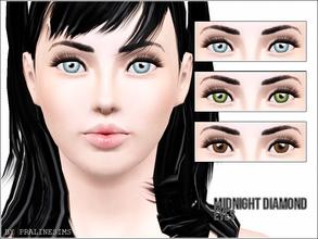 Sims 3 — Midnight Diamond Eyes by TSR Archive — New realistic eye make up for you! Your sims will love their new look ;)